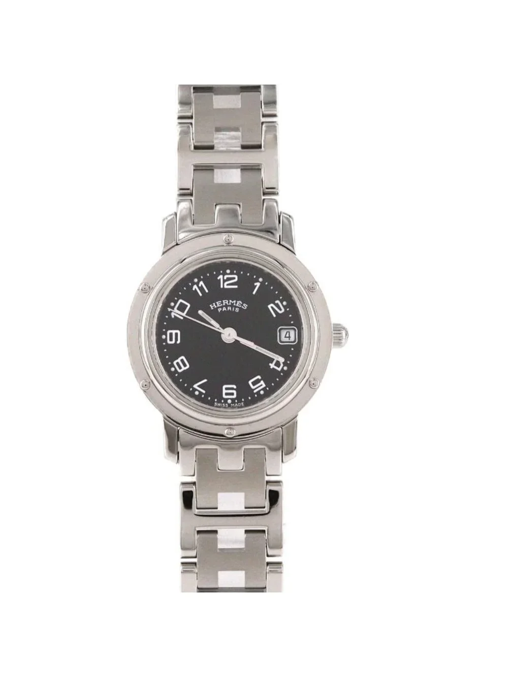 Hermes Clipper SS Quartz Watch